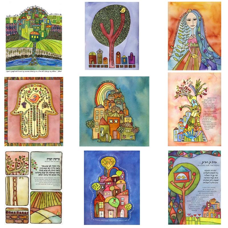 Vibrant Blessing Art Pieces by Susie Lubell