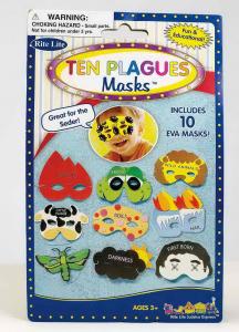 Ten Plagues Masks - Passover Toys