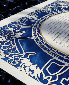 My Beloved Paper-Cut Ketubah