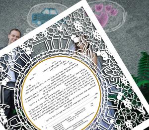 My Beloved Paper-Cut Ketubah