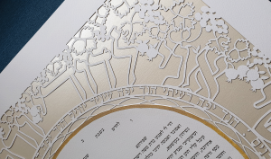 My Beloved Paper-Cut Ketubah