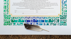 Peacocks Ketubah