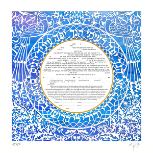 Soulmates Paper-Cut Ketubah