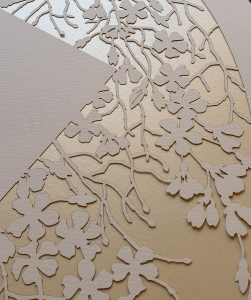 Blossom Round -Paper-Cut Ketubah