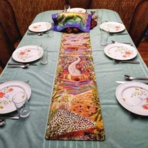 Sukkot Pilgrimage Table Runner