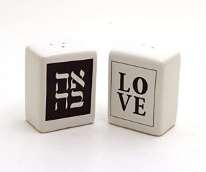 Ahava-Love Salt and Pepper Shakers