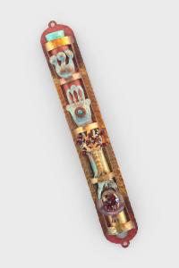 Hamsa Tree Pomegranate Mezuzah