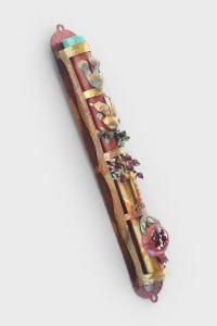 Dove Tree Pomegranate Mezuzah