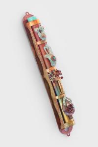 Hamsa Tree Pomegranate Mezuzah