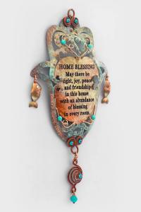 English Home Blessing and Fish Hamsa