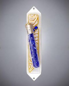 Fused Mezuzah with Tube for Shards - Glass