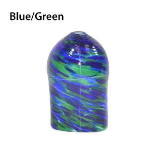 FLAT CRUSHED WEDDING GLASS VASE