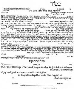 Shefa B'rachot - Ivory Ketubah