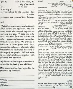 Decorative Tablets Ketubah