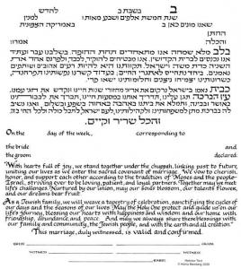 Trees of the Forest (Silver) Ketubah
