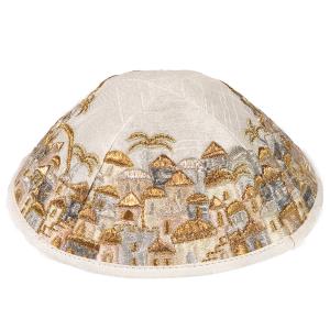 Gold Embroidered Talit Jerusalem