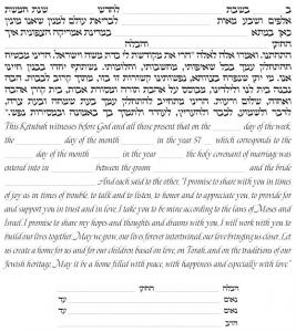 Column Ketubah