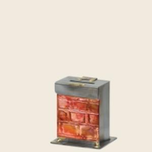 Western Wall Tzedakah Box - Glass, Steel, and Copper