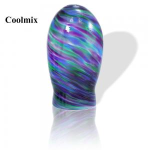 FLAT CRUSHED WEDDING GLASS VASE