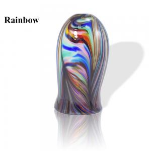 FLAT CRUSHED WEDDING GLASS VASE