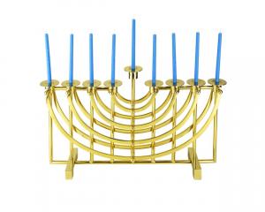 Suspension Menorah-All Gold