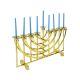 Suspension Menorah-All Gold