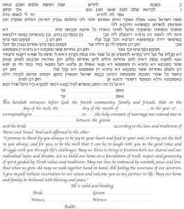 Trees Ketubah