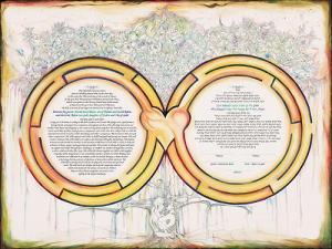 Heavenly Labyrinth Ketubah