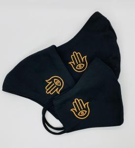 Hamsa Face Mask Gold