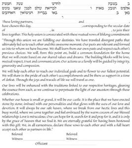 Seasons Ketubah