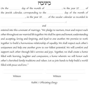 Seasons Ketubah