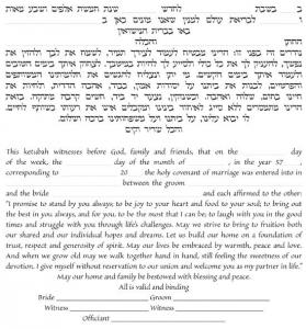 Seasons Ketubah