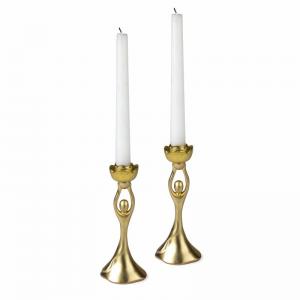 Joyous Candlesticks Pair - Gold