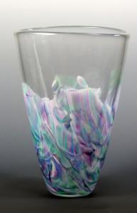 COOLMIX CRUSHED WEDDING GLASS VASE XL