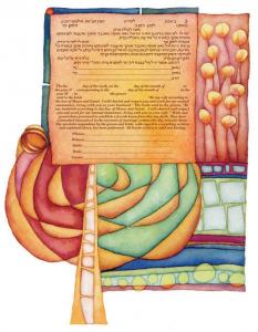 Spring Time Ketubah