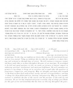 Seven Species Ketubah