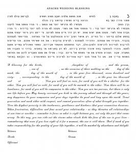 Seven Species Ketubah