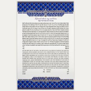 Lapis Lazuli Ketubah