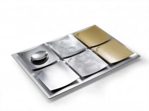 Dune, Seder Plate, Steel and Aluminum