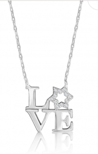 Love Necklace with Star of David