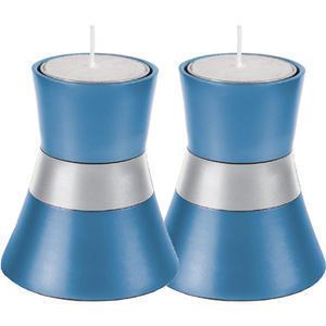 Small Color Block Candle Holders - Aluminum