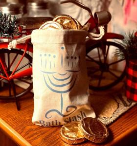 Soapy Hanukkah Gelt Coin Soap With Gift Bag