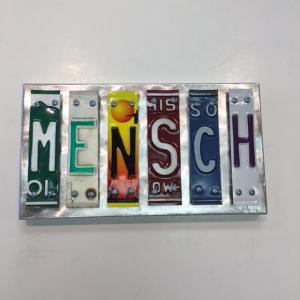 Mensch Letter Art - Metal