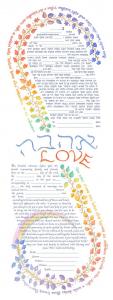 Over The Rainbow Ketubah