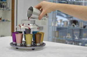 Multicolored Kiddush Wine Fountain