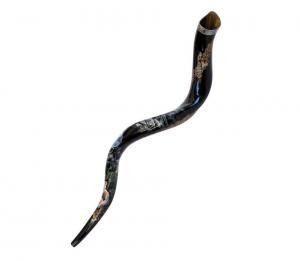 Hand Painted Yemenite Shofar