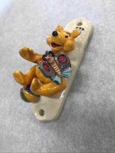 Winnie the Pooh Mezuzah 3 - Painted Porcelain