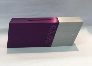 Modern Colorful Tzedakah Box - Aluminum