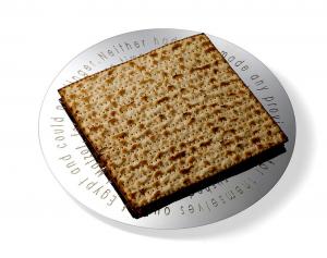 Ripple Effect Matza Plate - Stainless Steel