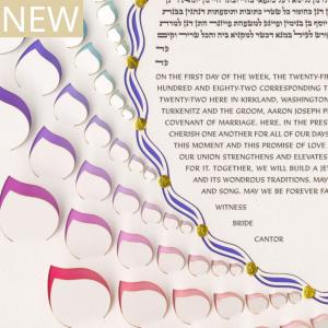 Color Palette Ketubah